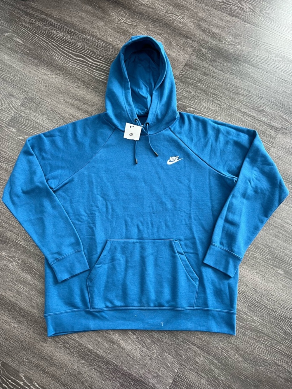 NWT Nike Sportswear Club Fleece Pullover Hoodie in Laser Blue